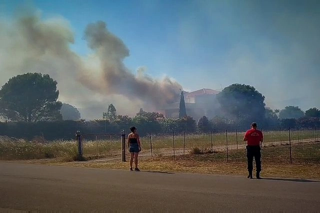 Συνελήφθη αγρότης για τη μεγάλη φωτιά στην Εύβοια