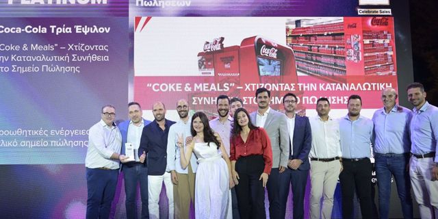 Δύο Gold βραβεία και Platinum διάκριση για την Coca-Cola Τρία Έψιλον στα Sales Excellence Awards 2025