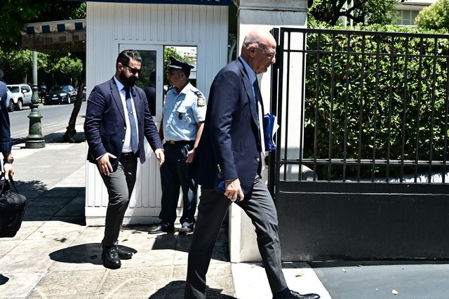 O υπουργός Άμυνας στη συνεδρίαση του Κυβερνητικού Συμβουλίου Εθνικής Ασφάλειας (ΚΥΣΕΑ)