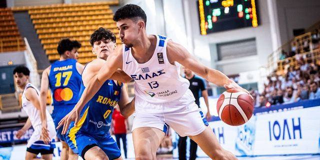 Ελλάδα – Ρουμανία 89-40: Συνεχίζει αήττητη και ακάθεκτη η Εθνική Νέων Ανδρών