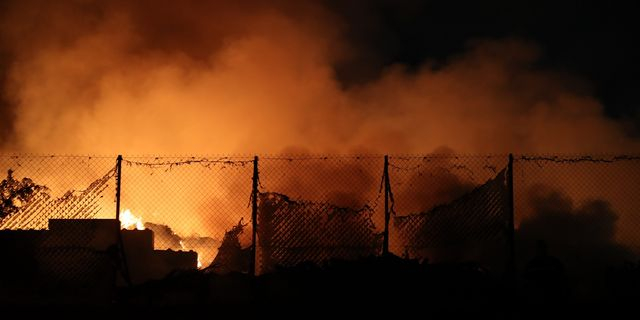 Χανιά: Φωτιά κοντά στο εργοστάσιο ανακύκλωσης απορριμμάτων στο Ακρωτήρι