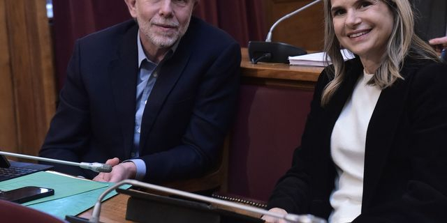 Παύλος Γερουλάνος και Μιλένα Αποστολάκη