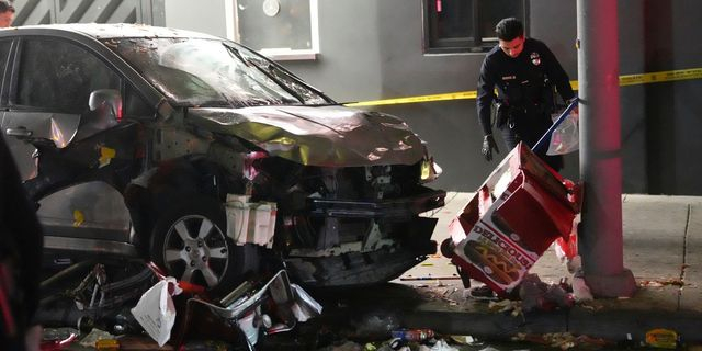Το όχημα που έπεσε πάνω σε πεζούς στο Λος Άντζελες