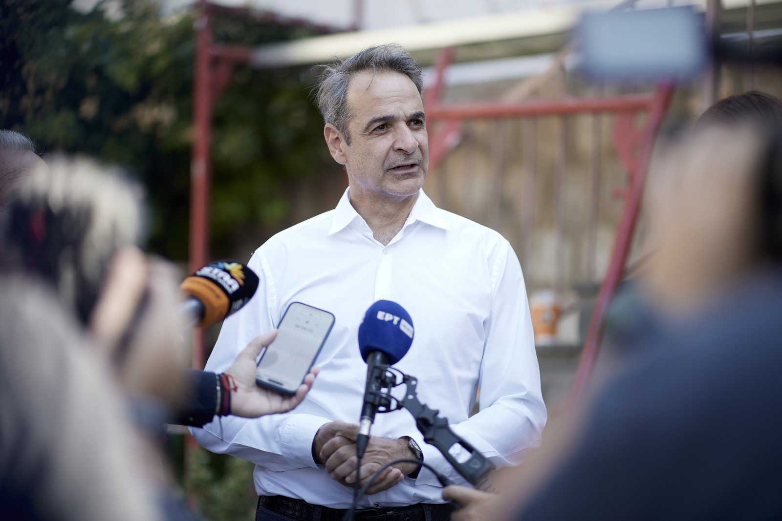 Μητσοτάκης από Αγαθονήσι: Στέλνουμε μήνυμα αποτροπής και εθνικής αυτοπεποίθησης