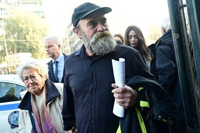 Ο Κωνσταντίνος Πολυχρονόπουλος και η μητέρα του