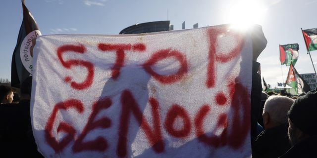 Διαμαρτυρία υπέρ της Παλαιστίνης