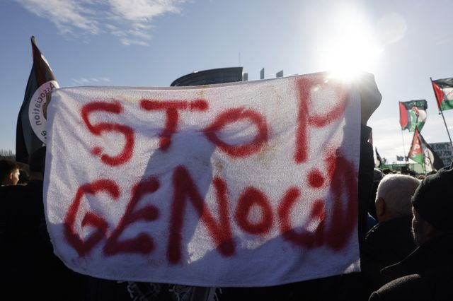 Διαμαρτυρία υπέρ της Παλαιστίνης