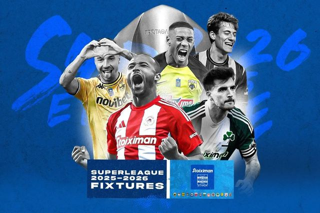 Κλήρωση Stoiximan Super League: Το πλήρες πρόγραμμα της νέας σεζόν
