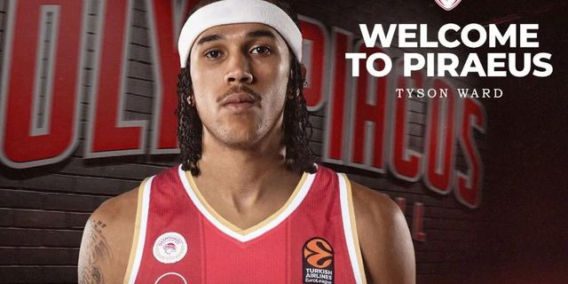 Ο Τάισον Γουόρντ στον Ολυμπιακό