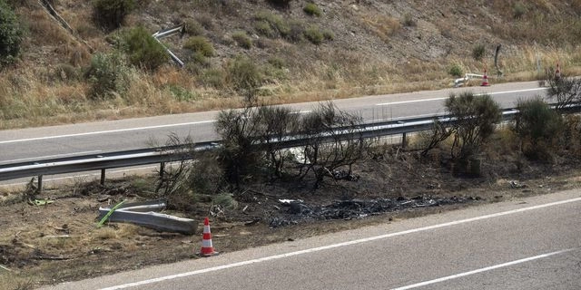Ντιόγκο Ζότα: Συγκλονιστικές εικόνες από τον τόπο του δυστυχήματος