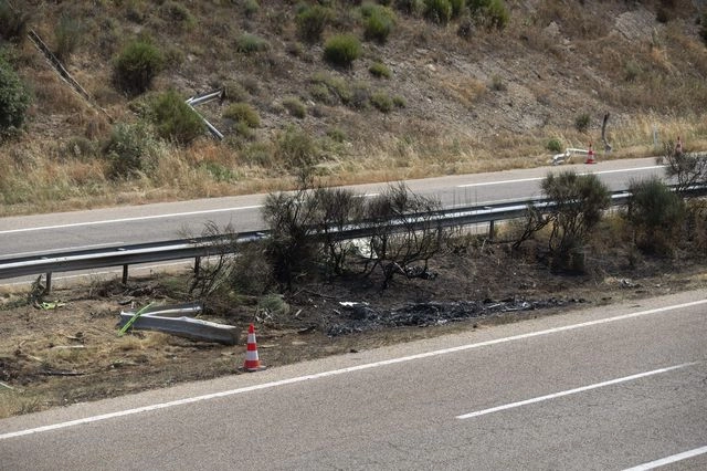 Ντιόγκο Ζότα: Συγκλονιστικές εικόνες από τον τόπο του δυστυχήματος