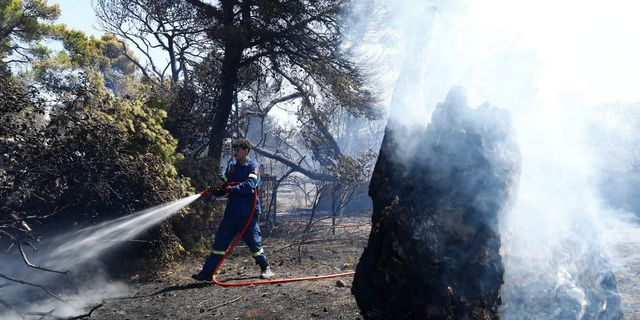 Ακραίος κίνδυνος πυρκαγιάς την Κυριακή σε Αττική, Βοιωτία και Εύβοια – Χάρτης
