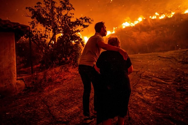 Ηλεία – Οδυνηρές εικόνες από τον πύρινο εφιάλτη