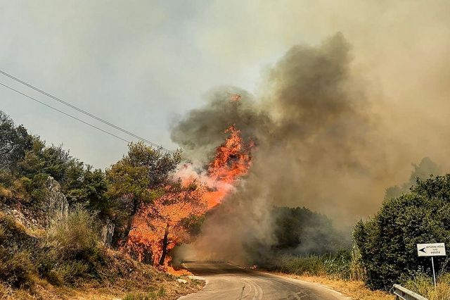 Φωτιά στη Ζάκυνθο: Zημιές σε σπίτια και επιχειρήσεις – Εκκενώθηκαν ξενοδοχεία