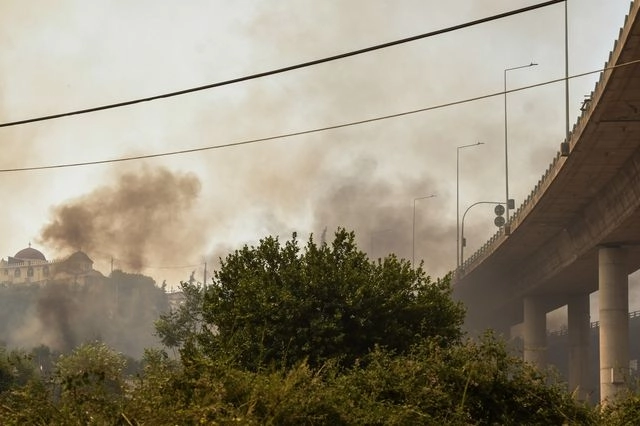 Δεύτερη ημέρα της πυρκαγιάς στην Αχαΐα, Τετάρτη 13 Αυγούστου 2025