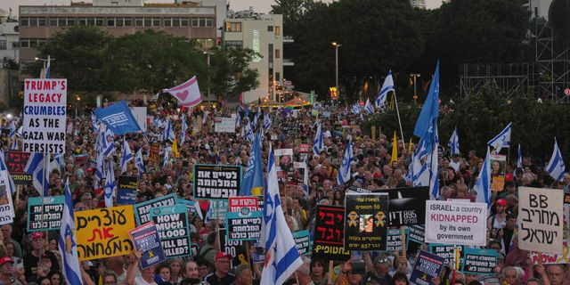 Διαμαρτυρία στο Τελ Αβίβ για τον τερματισμό του πολέμου
