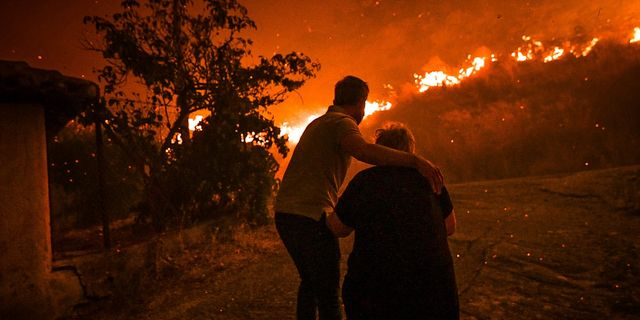 Σε ύφεση η φωτιά στην Αρχαία Ολυμπία – Τεράστια καταστροφή