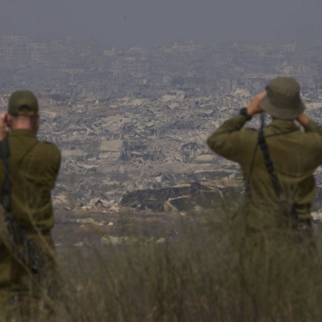 Κατεστραμμένα κτίρια στη Γάζα