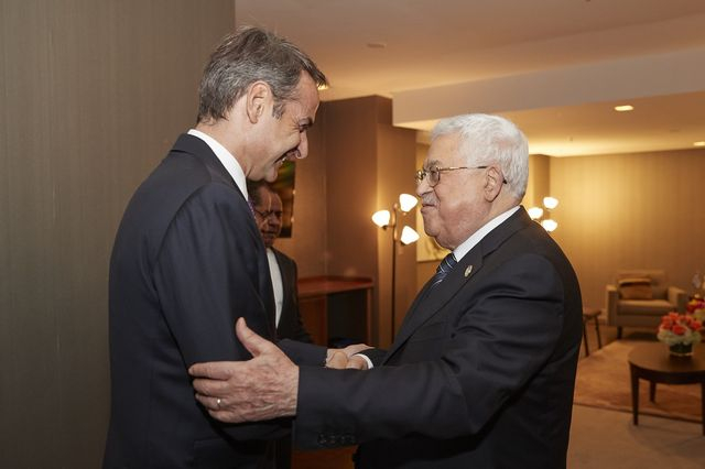 Μητσοτάκης σε Αμπάς: Μη αποδεκτή οποιαδήποτε επέκταση των εχθροπραξιών στη Γάζα