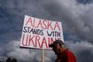 Διαμαρτυρία στην Αλάσκα ενόψει της συνάντησης Τραμπ - Πούτιν