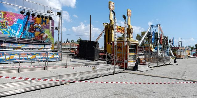To λούνα παρκ στον Αλμυρό όπου πέθανε η 14χρονη