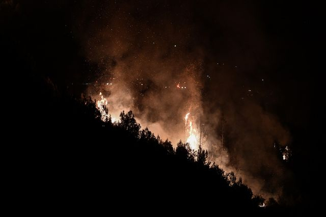Λέσβος: Φωτιά στην περιοχή της Φιλίας