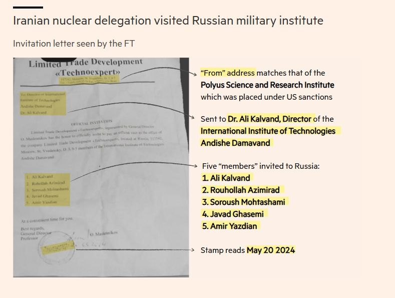 Το invitation letter