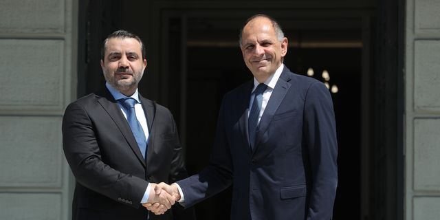Συνάντηση Γεραπετρίτη με Al-Shaibani: Ενίσχυση διμερών σχέσεων Ελλάδας – Συρίας