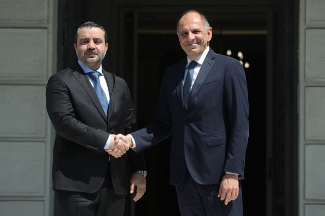 Συνάντηση Γεραπετρίτη με Al-Shaibani: Ενίσχυση διμερών σχέσεων Ελλάδας – Συρίας