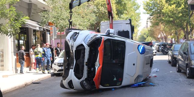 Πέθανε ο ασθενής μετά την ανατροπή του ασθενοφόρου στην περιοχή του Γουδή