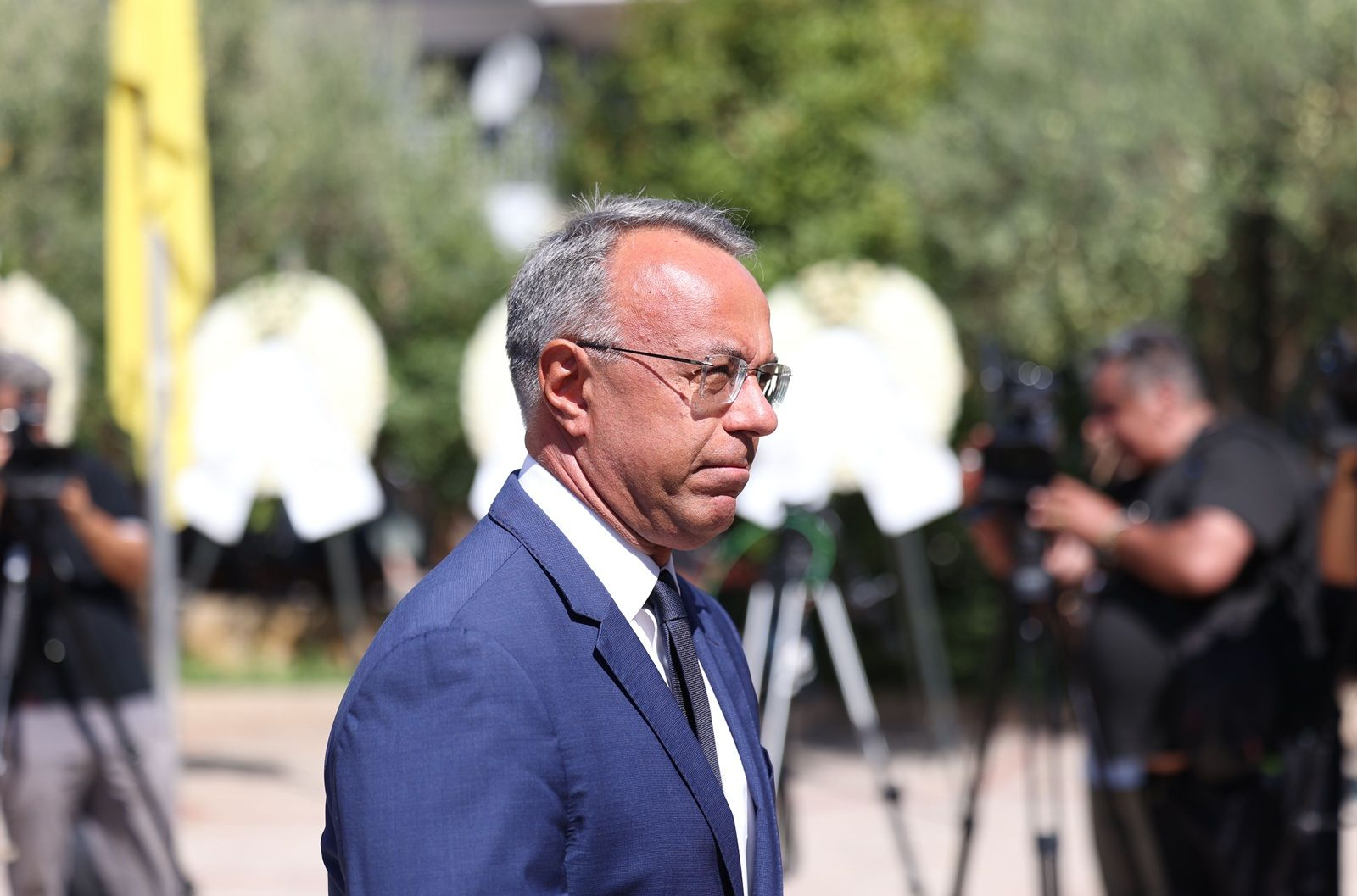 Κηδεία του γραμματέα της Κοινοβουλευτικής Ομάδας της Νέας Δημοκρατίας Απόστολου Βεσυρόπουλου στην Αλεξάνδρεια Ημαθίας