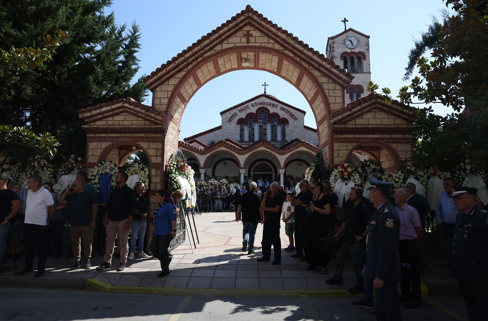 Κηδεία του γραμματέα της Κοινοβουλευτικής Ομάδας της Νέας Δημοκρατίας Απόστολου Βεσυρόπουλου στην Αλεξάνδρεια Ημαθίας