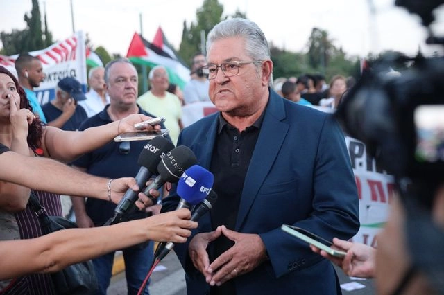 Κουτσούμπας από το συλλαλητήριο για Παλαιστίνη: “Να πάψει κάθε συνεργασία με το κράτος-δολοφόνο”