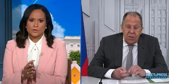 Ένταση στη συνέντευξη Λαβρόφ στο NBC: “Μην παίζετε τον ρόλο του Ζελένσκι”