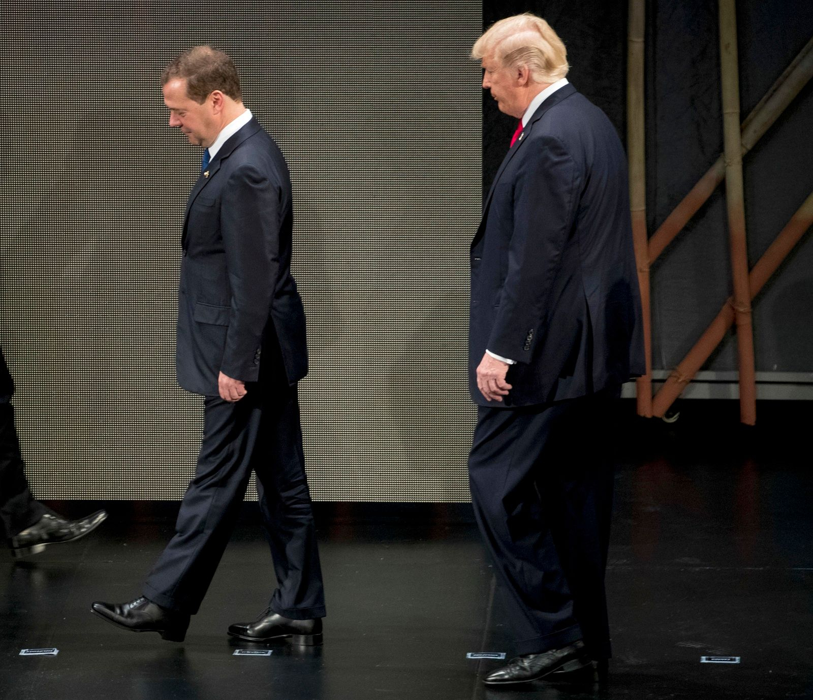 Ντόναλντ Τραμπ και Ντμίτρι Μεντβέντεφ (φωτογραφία αρχείου)