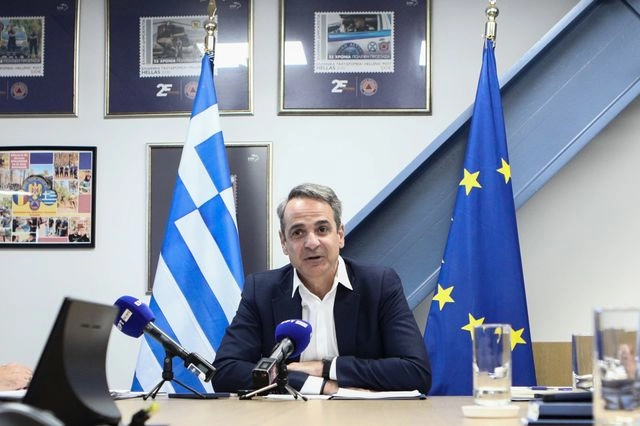 Επίσκεψη του Πρωθυπουργού Κυριάκου Μητσοτάκη στο Υπουργείο Κλιματικής Κρίσης και Πολιτικής Προστασίας (φωτό αρχείου)