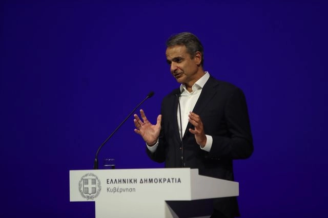 Ο Πρωθυπουργός Κυριάκος Μητσοτάκης στο Μέγαρο Μουσικής