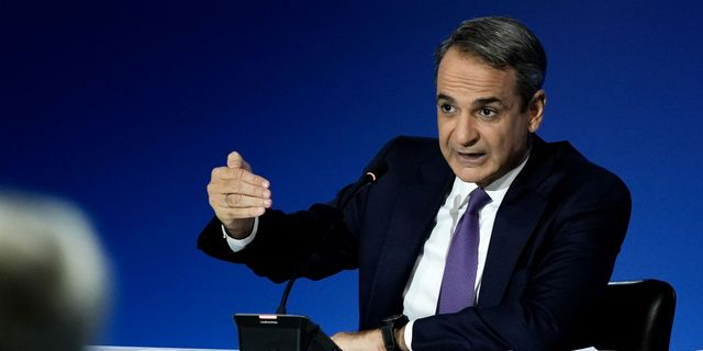 Ο Κυριάκος Μητσοτάκης στη ΔΕΘ