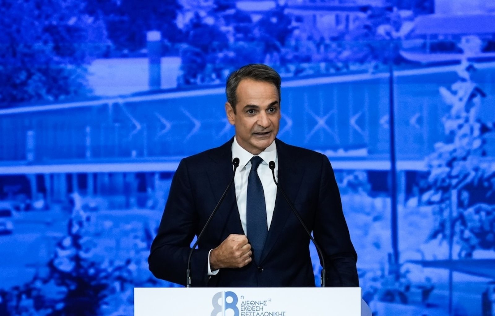 Ο Κυριάκος Μητσοτάκης στη ΔΕΘ (φωτογραφία αρχείου)