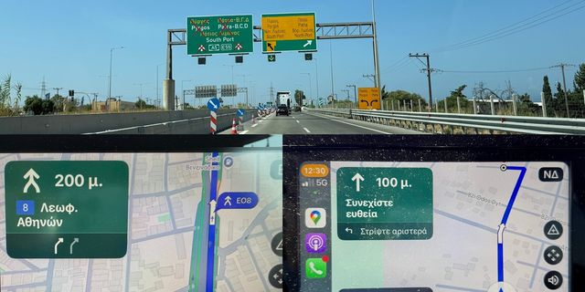 Το πρώτο road test στο νέο τμήμα της Ολυμπίας Οδού