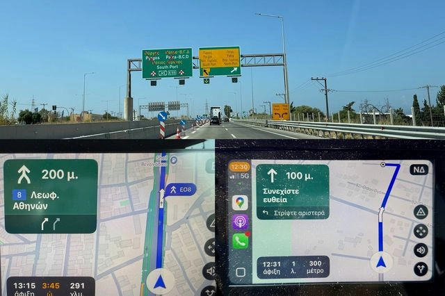 Το πρώτο road test στο νέο τμήμα της Ολυμπίας Οδού