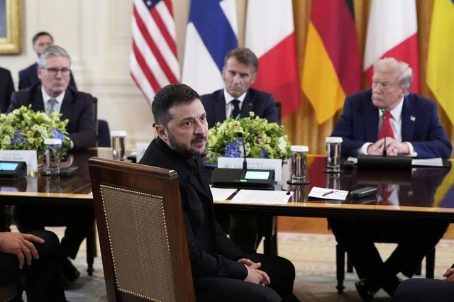 Συνάντηση Τραμπ, Ζελένσκι και ευρωπαίων ηγετών στον Λευκό Οίκο