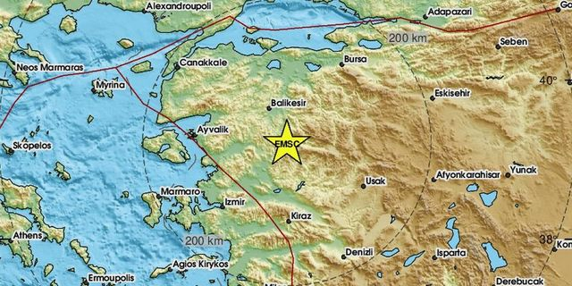Σεισμός 4,8 Ρίχτερ στη Δυτική Τουρκία
