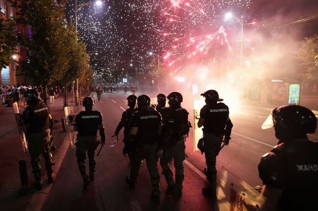 Επεισόδια στη Σερβία