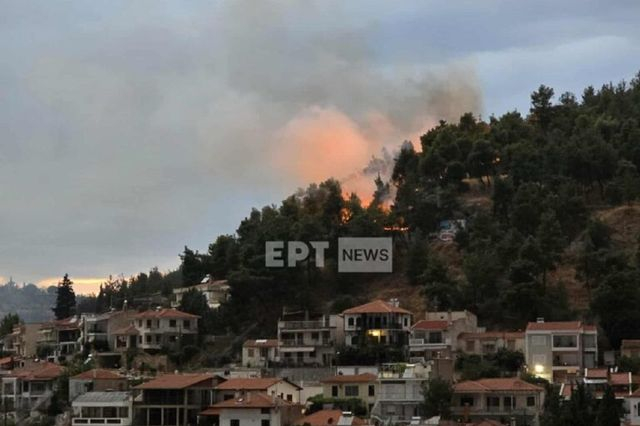 Σέρρες: Οριοθετήθηκε η φωτιά στον λόφο του Κουλά