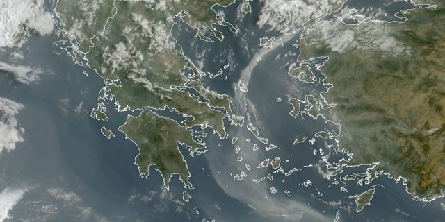 Ο καπνός από τη φωτιά στα Δαρδανέλια “έπνιξε” το Αιγαίο