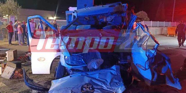 Αχαΐα: Νεκρός 60χρονος μετά από σύγκρουση νταλίκας με φορτηγάκι