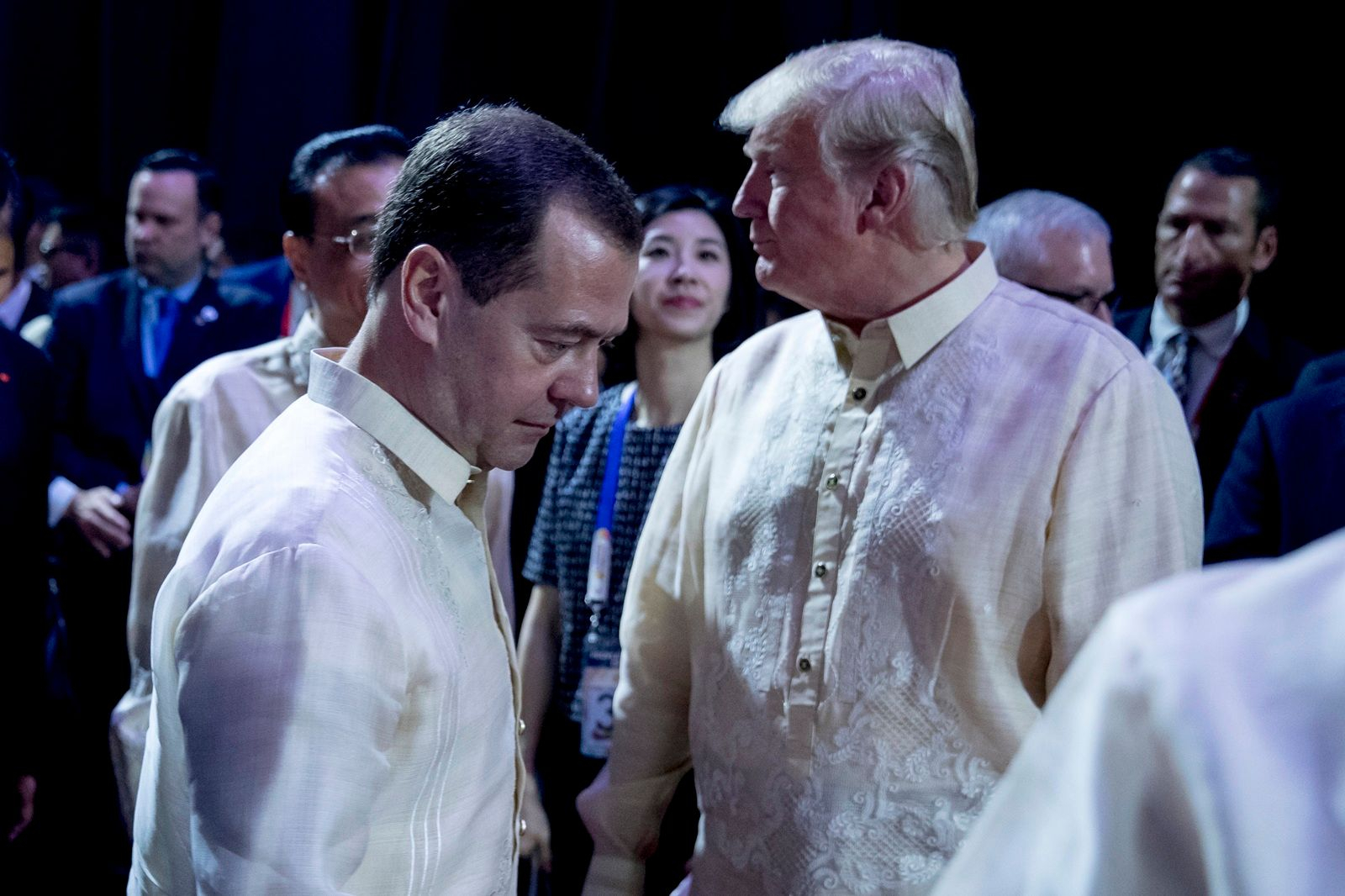 Ντόναλντ Τραμπ και Ντμίτρι Μεντβέντεφ (φωτογραφία αρχείου)