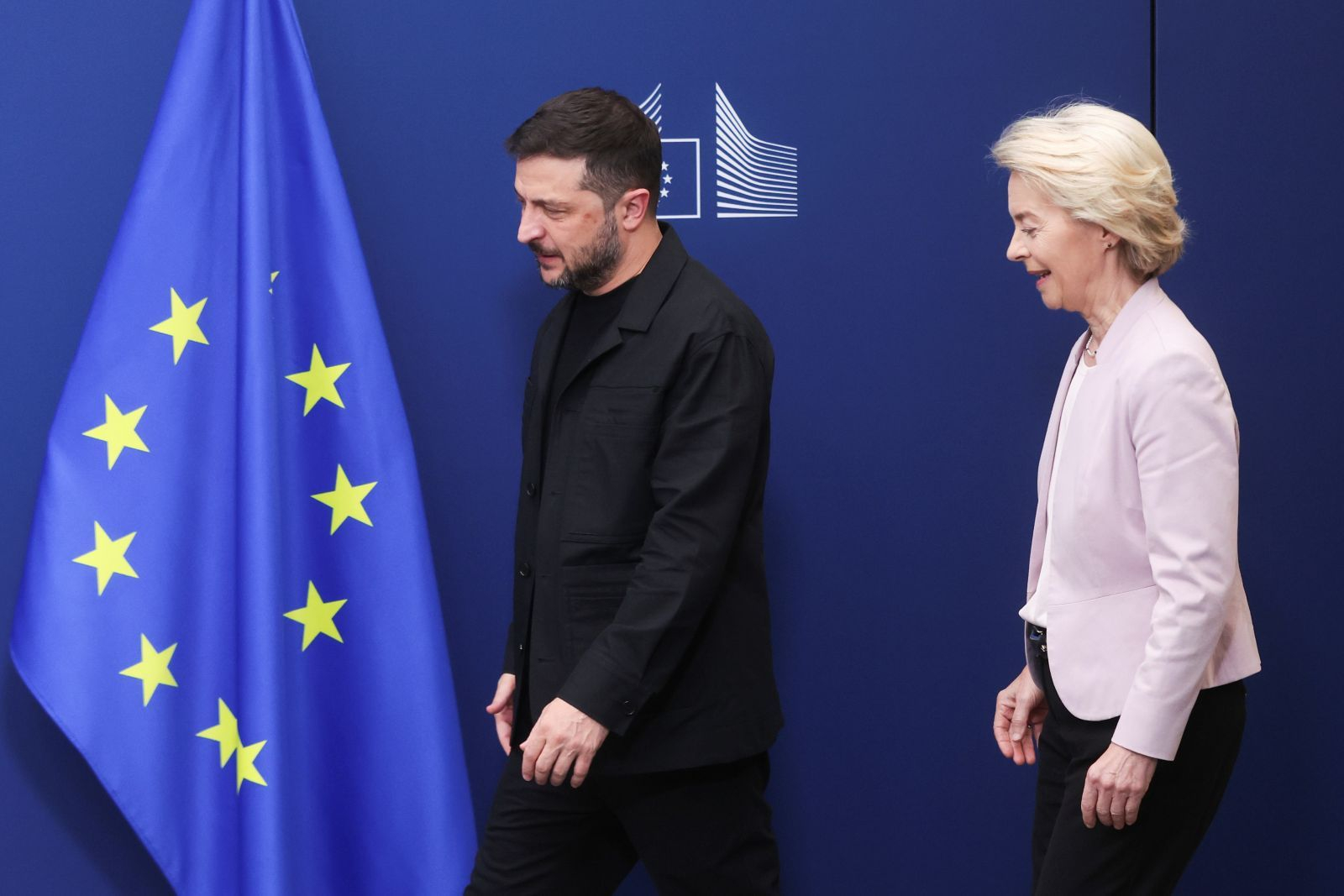 Ούρσουλα Φον ντερ Λάιεν και Βολοντίμιρ Ζελένσκι