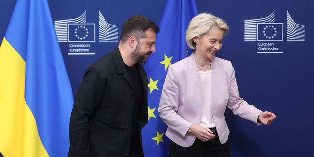 Ούρσουλα Φον ντερ Λάιεν και Βολοντίμιρ Ζελένσκι